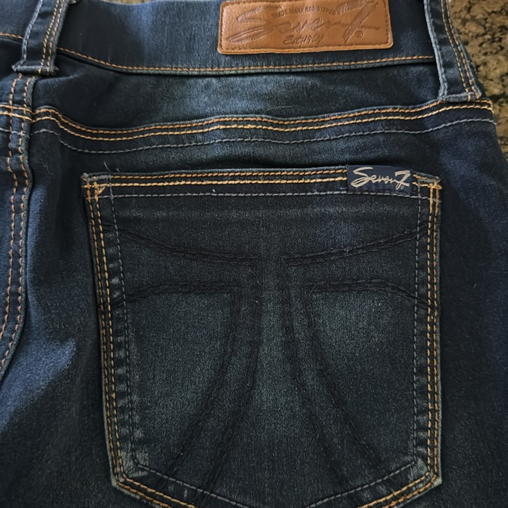 Seven7 Blue Classic Indigo Jeans